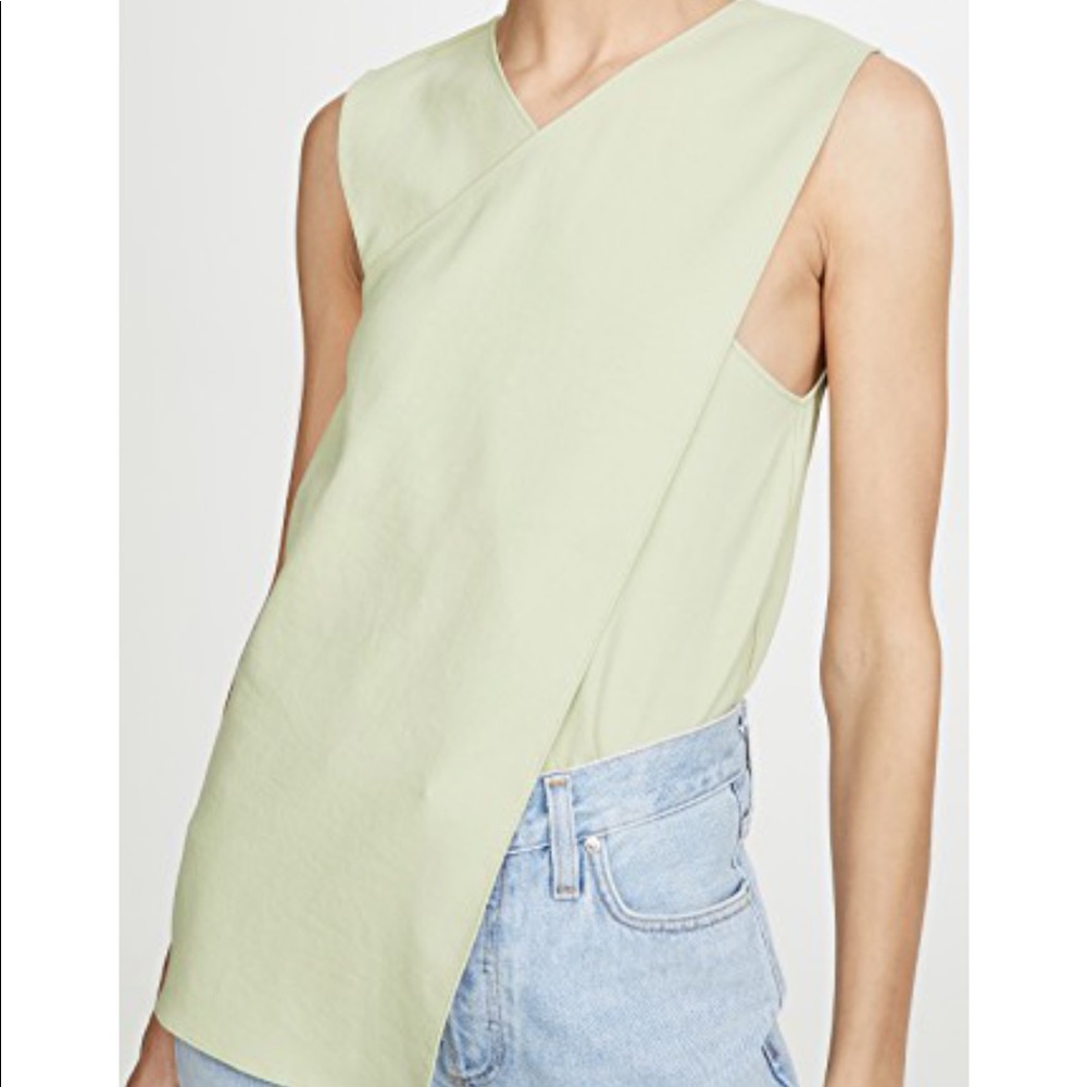 Tibi Front Wrap Top